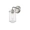 Z-Lite Delaney 1 Light Wall Sconce, Brushed Nickel & Clear 471-1S-BN - alternate 2